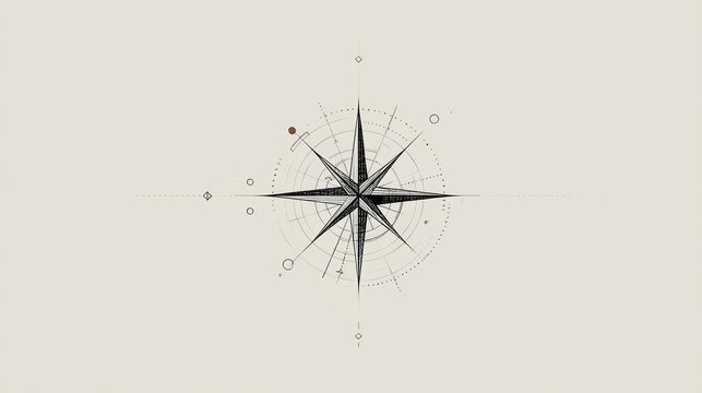 Compass rose design
