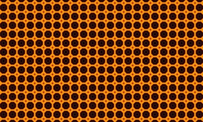 Geometric pattern abstract design seamless texture background wallpaper art deco shape repeating octagons orange