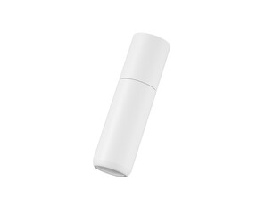 White blank cosmetic bottle for skin care or beauty product packaging design. 3d illustration