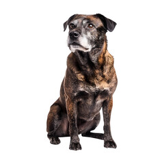 Obraz premium Person using laptop with digital interface overlay