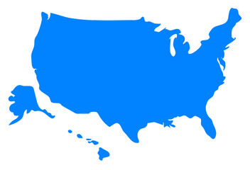 USA map. vector file	