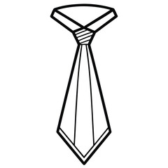 tie vector illustration on white background (1).eps