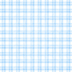 Soft blue watercolor plaid seamless pattern.eps