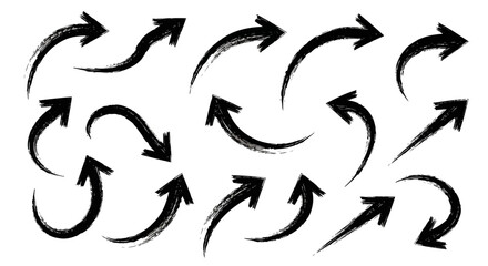 Hand Drawn Arrows Dynamic Collection of Creative Directional Graphics