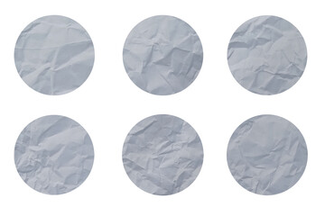 Round Shape Sticker Mockup For PSD Template 