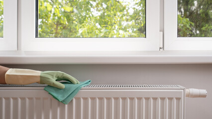 Home maintenance: cleaning a radiator for improved heating efficiency