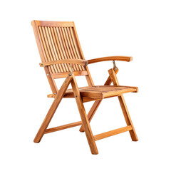  Outdoor wooden folding chair [Transparent Background PNG]. 