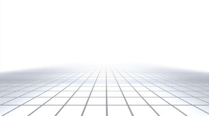 Modern white and gray abstract background with dynamic grid pattern overlaying subtle gradient texture.