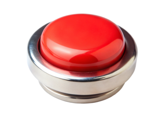 Push button isolated on white background