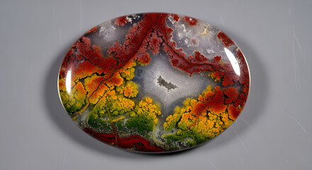 glass ball on a wall