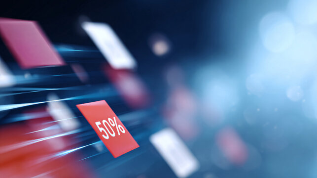 Dynamic representation of Cyber Monday shopping discounts and promotions