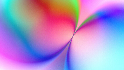 abstract bubble colorful background, Multicolor Abstract Swirl Gradient with Film Grain Texture,Glass Dispersion
