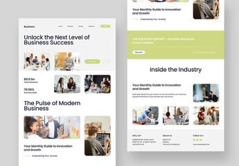 Business Email Newsletter Template