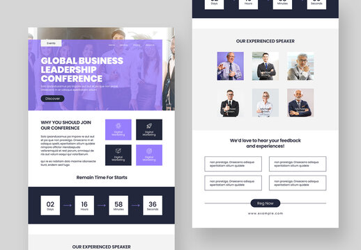 Conference Email Newsletter Template