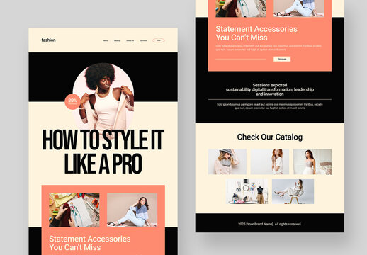 Fashion Product Email Newsletter Template