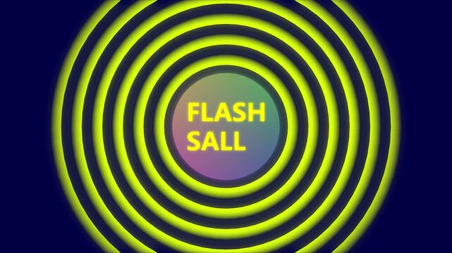 Mega flash sall spiral animation background. Digital flash sale discount offer  Spiral Motion.