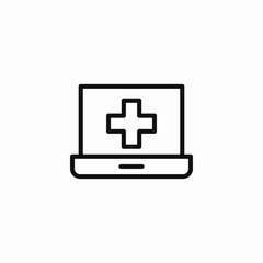 online medical service icon sign vector