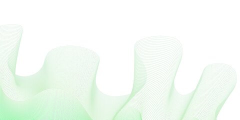 Abstract green background with wavy vector illustration for a dental love sign logo