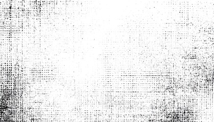Textured abstract background composed of a faint grid pattern with areas of concentrated speckles creating a vintage or worn appearance