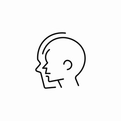 multiple people heads icon sign vector