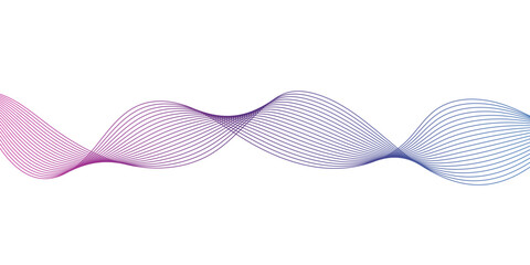 Abstract colorful blend wave curve line and white background texture. digital frequency track equalizer. modern abstract glowing wave background.	
