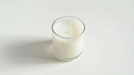 candle spa white background