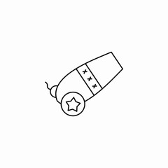 old style cannon icon sign vector