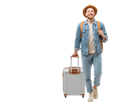 businessman with suitcase