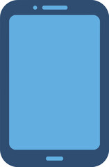 Modern smartphone device realistic minimalist design vector