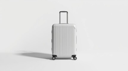 photo of a travel suitcase product white background