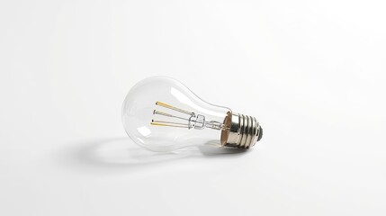 LED Light Bulb Isolated on White Background