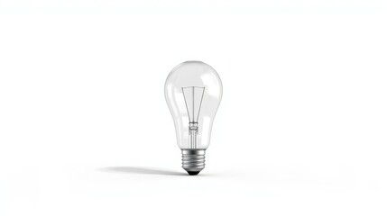 LED Light Bulb Isolated on White Background