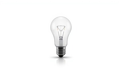 LED Light Bulb Isolated on White Background