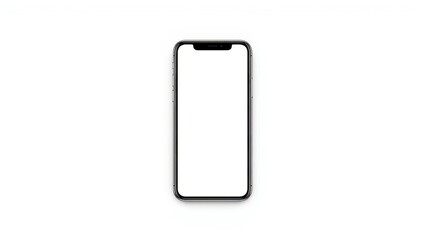 Smartphone Mockup Isolated on White Background