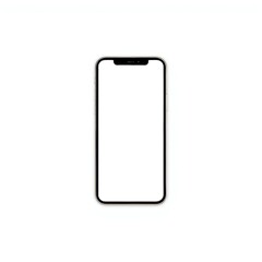 Smartphone Mockup Isolated on White Background