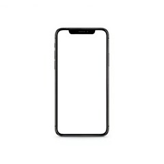 Smartphone Mockup Isolated on White Background