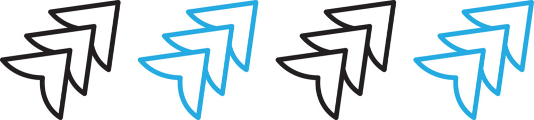 Jira icon vector illustration. Jira icon Flat line symbol on transparent background
