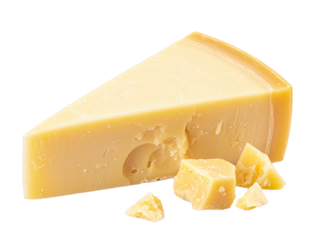 Biter on cheese detailed view of dairy cheese with small invertebrate biter resting on its surface