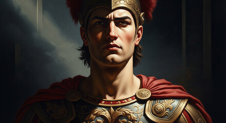 Glorious Stoic philosophical style painting 