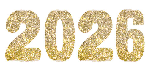2026 New Year Shiny Colors Big Numbers wide banner 