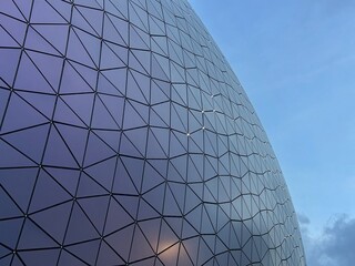 Close up of Kai Tak Sports Park in Hong Kong