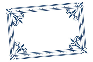 Vintage Blank Ribbons Vector Silhouette – Retro Decorative Banner Design