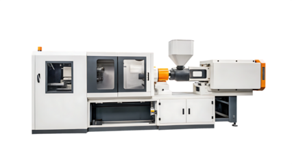 revolutionize production with the fully automated isolated on white background png, ai generated