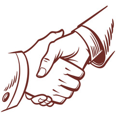 Handshake Logo Vector – Partnership, Unity, and Business Agreement Symbol