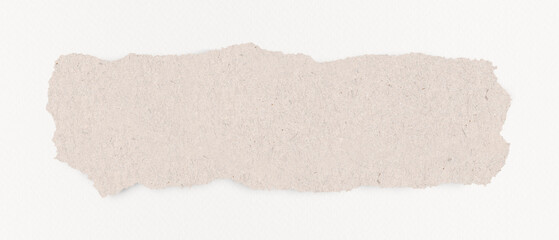 White ripped paper, DIY clipart with blank space