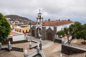 Plaza del Virrey de Manila y la Iglesia de Nuestra Se&ntilde;ora de la Concepci&oacute;n, Valverde, isla de El Hierro
