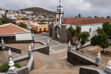 Plaza del Virrey de Manila y la Iglesia de Nuestra Se&ntilde;ora de la Concepci&oacute;n, Valverde, isla de El Hierro