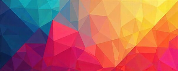 Vibrant Geometric Background Dynamic Abstract Shapes for Modern Tech & Design Presentations
