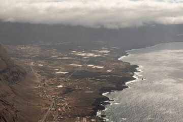 Vista del Valle de El Golfo desde el Mirador de La Pe&ntilde;a