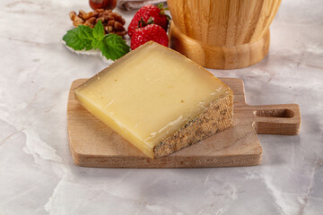 Gourmet hard aged yellow cheese